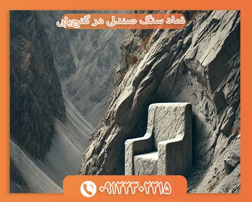 نماد سنگ صندلی در گنج‌یابی 09122302215